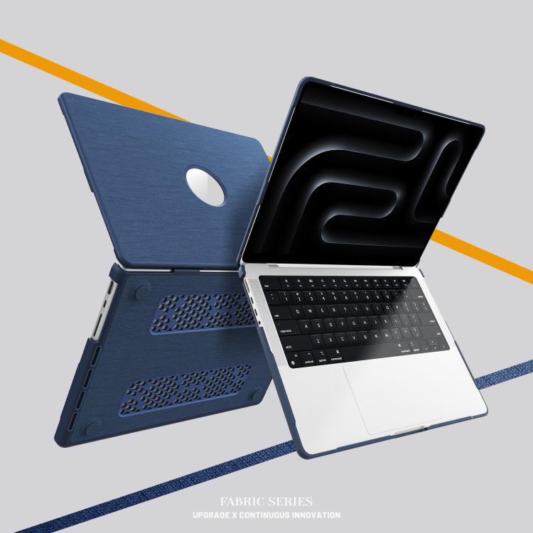 For MacBook Pro 14 inch A3185 / A3401 Fabric Texture Pro Laptop Protective Case