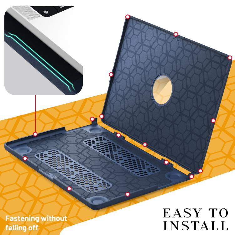 For MacBook Pro 14 inch A3185 / A3401 Fabric Texture Pro Laptop Protective Case