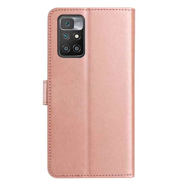 For Redmi 10 2022 Lambskin 8-card Slot Leather Phone Case