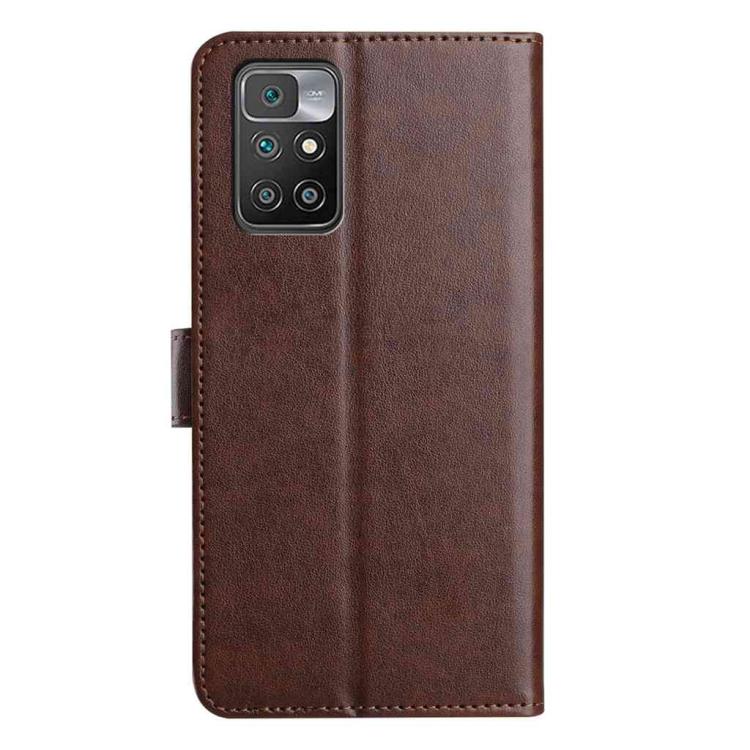 For Redmi 10 2022 Lambskin 8-card Slot Leather Phone Case