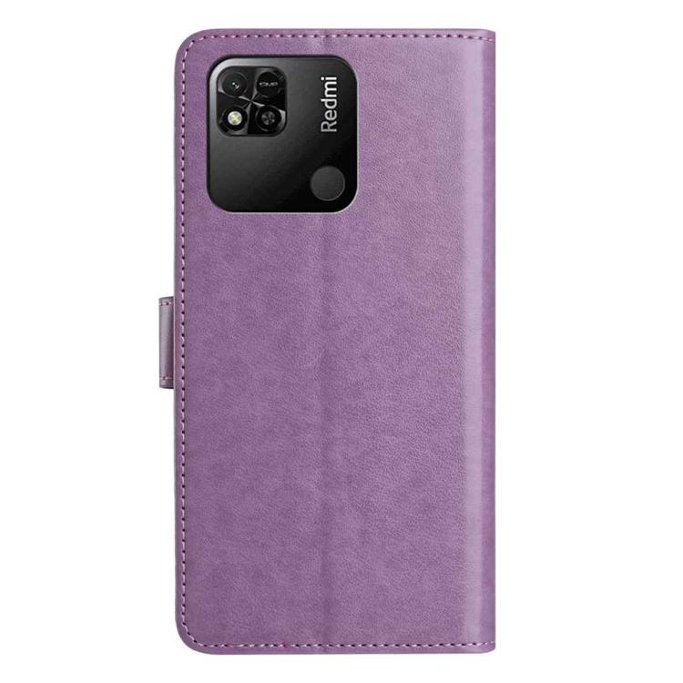 For Redmi 10A Lambskin 8-card Slot Leather Phone Case