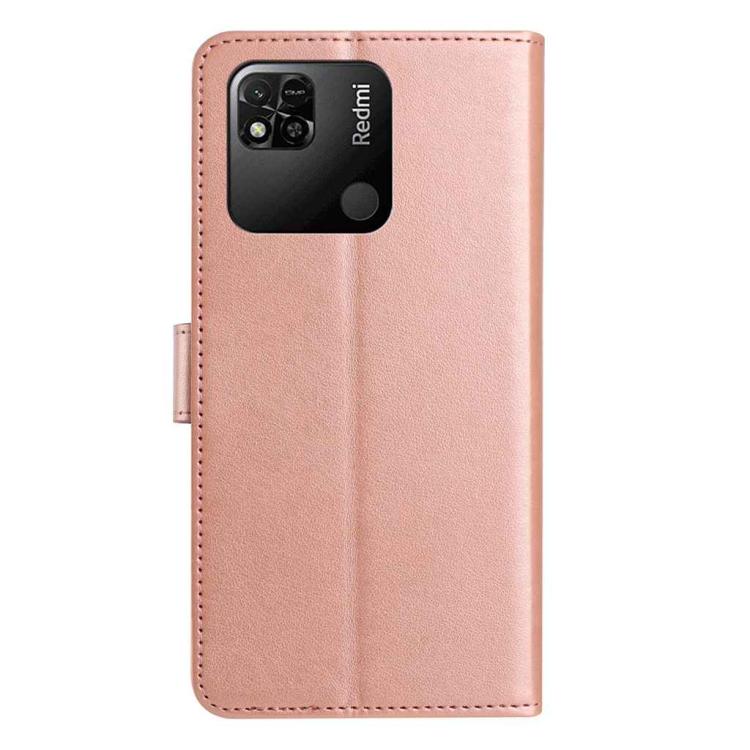 For Redmi 10A Lambskin 8-card Slot Leather Phone Case