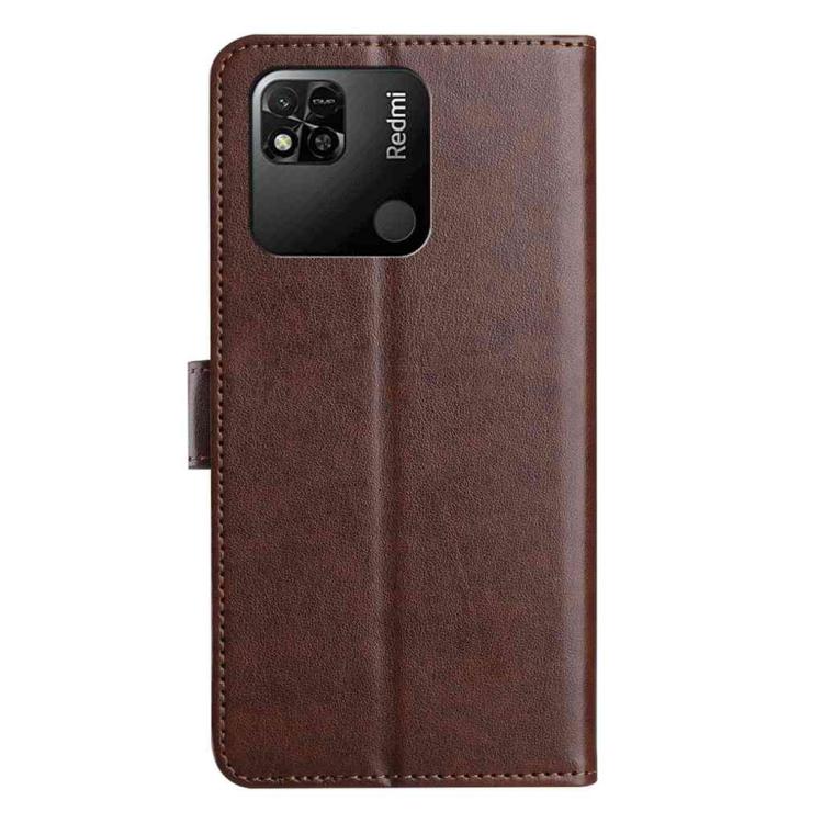 For Redmi 10A Lambskin 8-card Slot Leather Phone Case