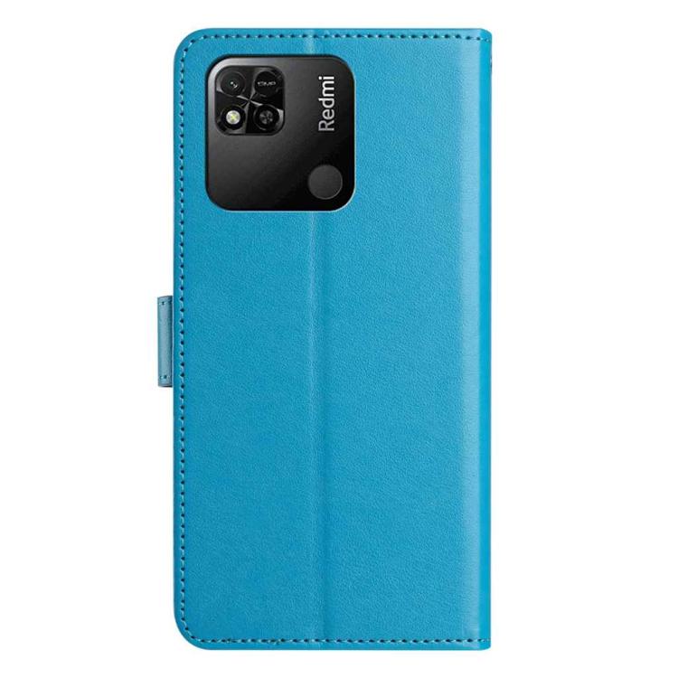 For Redmi 10A Lambskin 8-card Slot Leather Phone Case