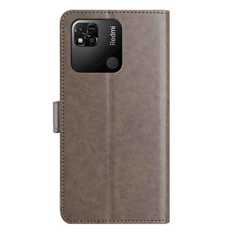 For Redmi 10A Lambskin 8-card Slot Leather Phone Case
