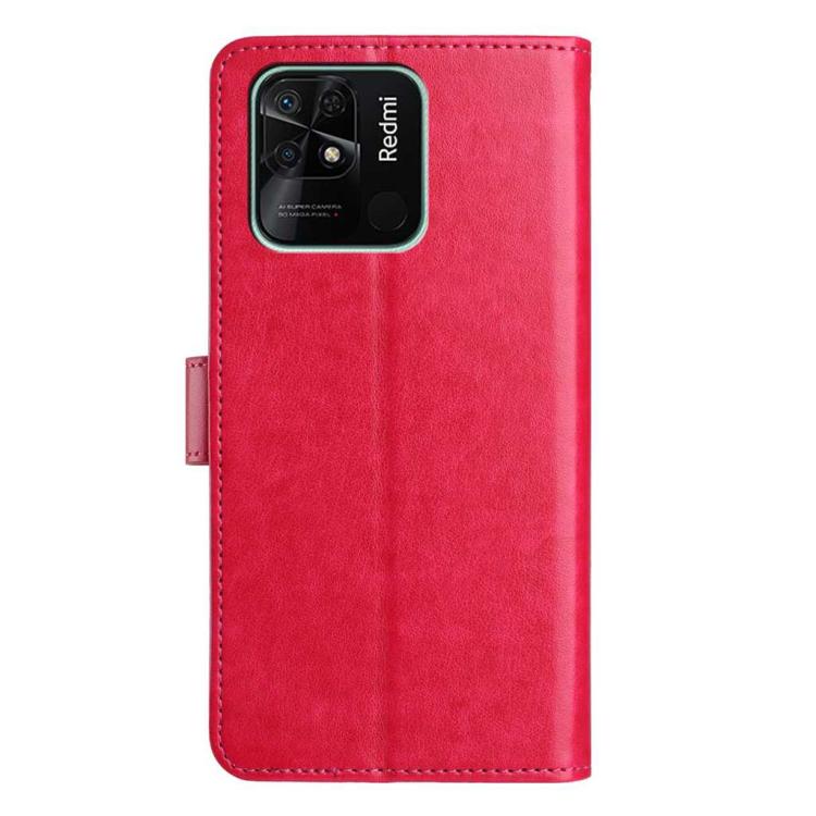 For Redmi 10C Lambskin 8-card Slot Leather Phone Case