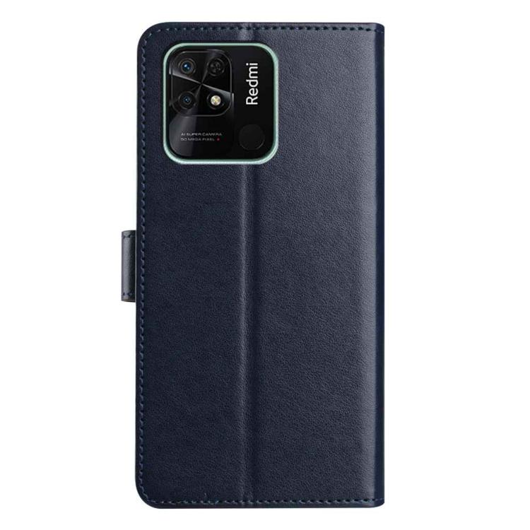 For Redmi 10C Lambskin 8-card Slot Leather Phone Case