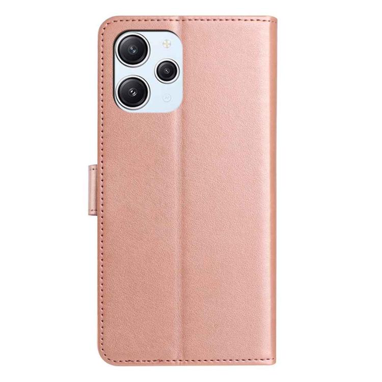For Redmi 12 Lambskin 8-card Slot Leather Phone Case