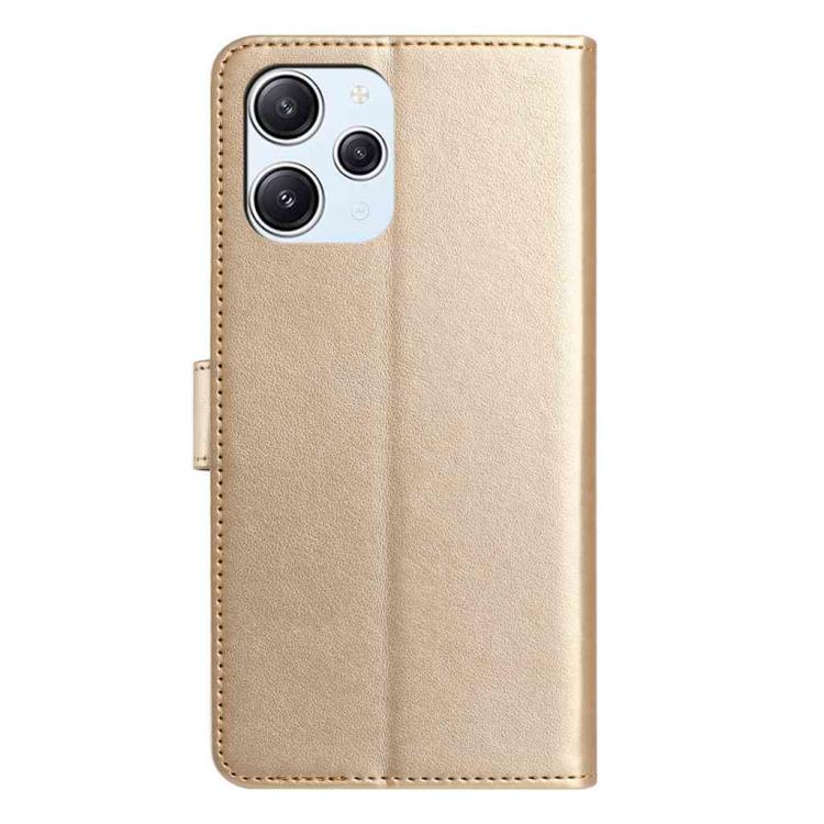 For Redmi 12 Lambskin 8-card Slot Leather Phone Case