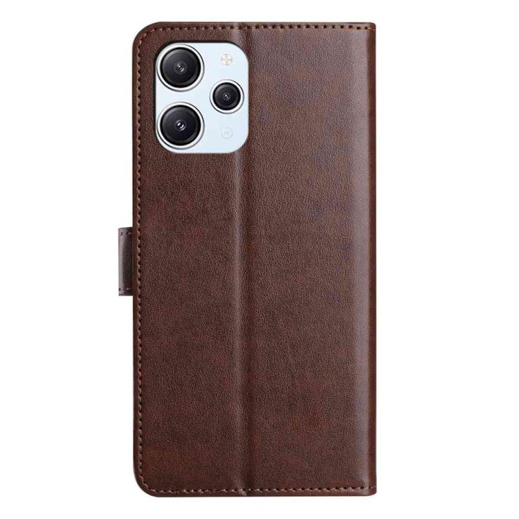 For Redmi 12 Lambskin 8-card Slot Leather Phone Case