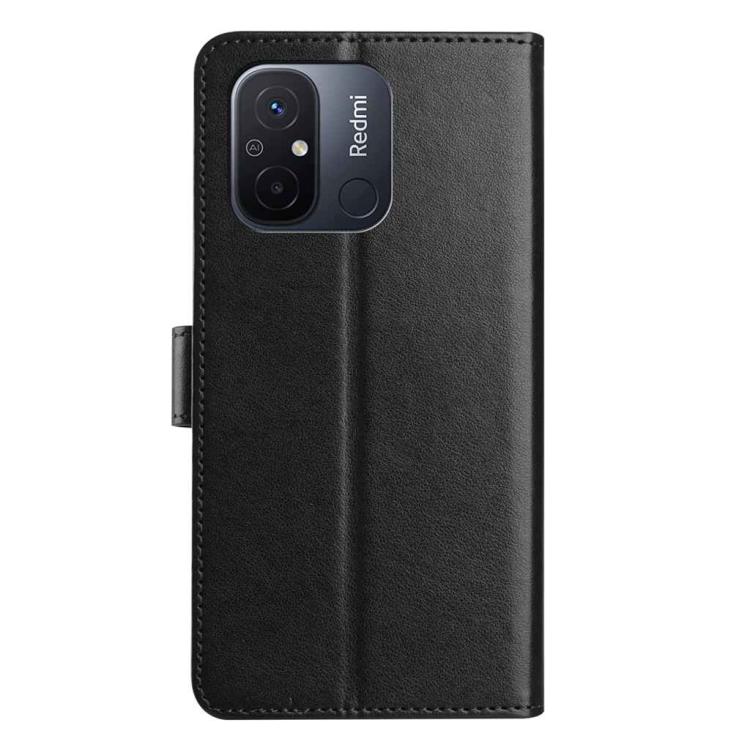 For Redmi 12C / 11A Lambskin 8-card Slot Leather Phone Case