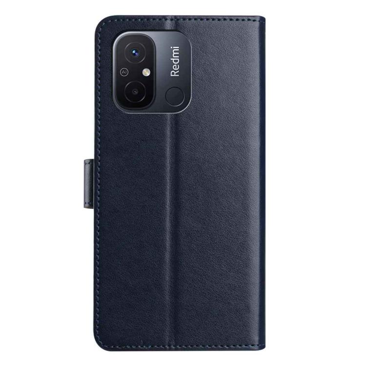 For Redmi 12C / 11A Lambskin 8-card Slot Leather Phone Case
