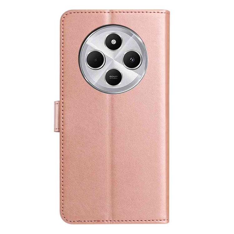 For Redmi 14C Lambskin 8-card Slot Leather Phone Case