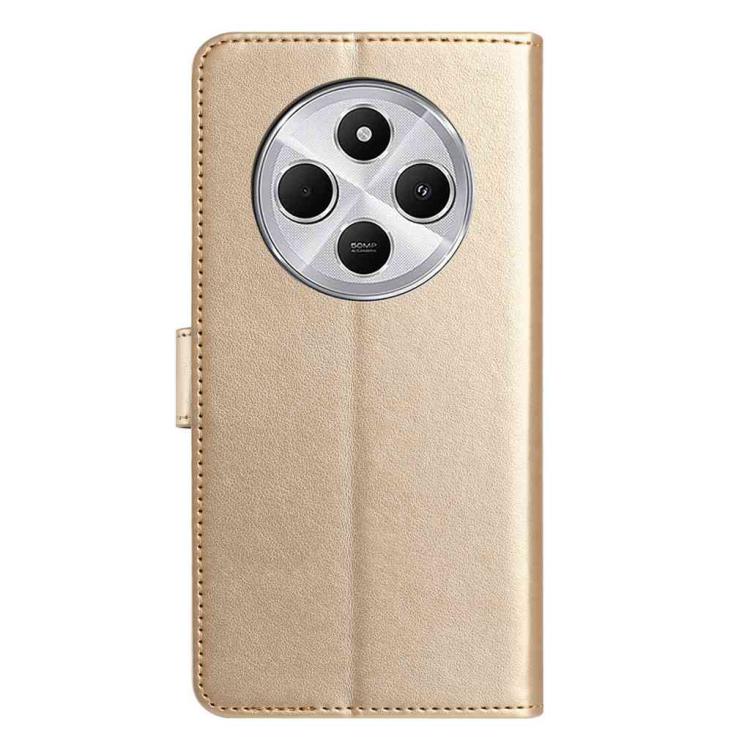 For Redmi 14C Lambskin 8-card Slot Leather Phone Case