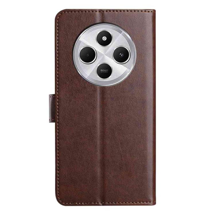 For Redmi 14C Lambskin 8-card Slot Leather Phone Case