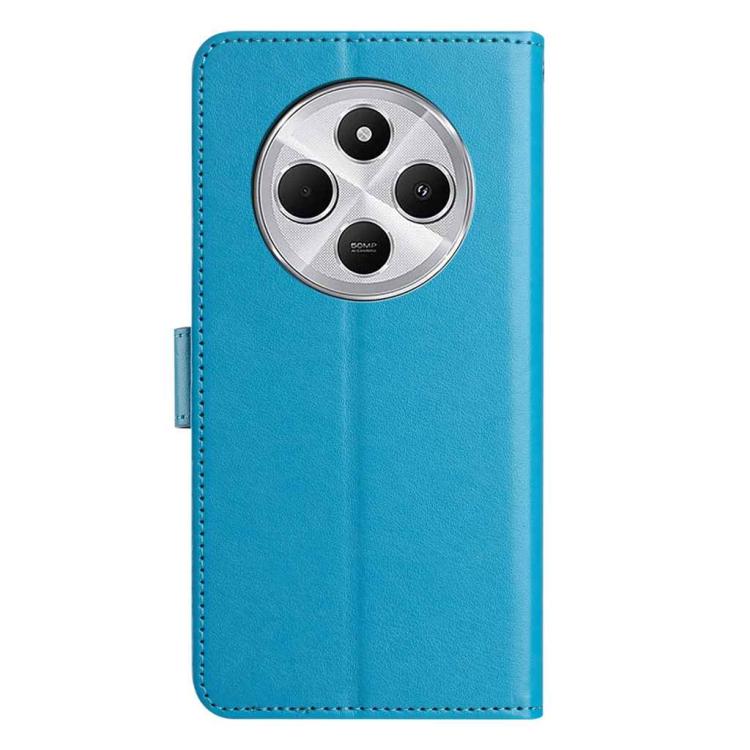 For Redmi 14C Lambskin 8-card Slot Leather Phone Case