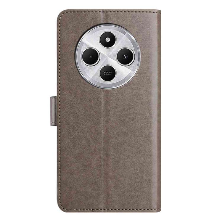 For Redmi 14C Lambskin 8-card Slot Leather Phone Case