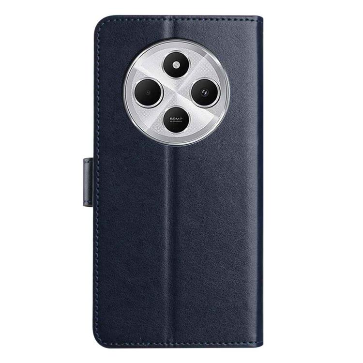 For Redmi 14C Lambskin 8-card Slot Leather Phone Case