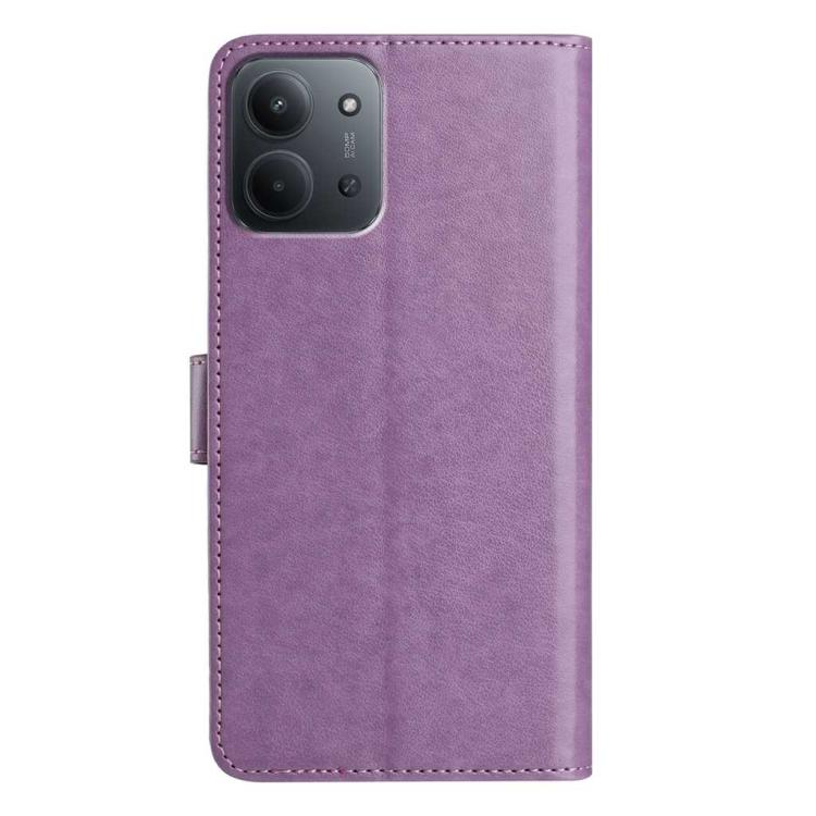 For Redmi 15C 5G / 4G Global 171mm Lambskin 8-card Slot Leather Phone Case