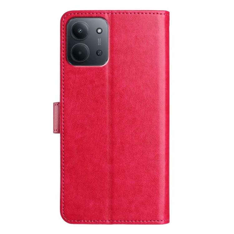For Redmi 15C 5G / 4G EU 173mm Lambskin 8-card Slot Leather Phone Case