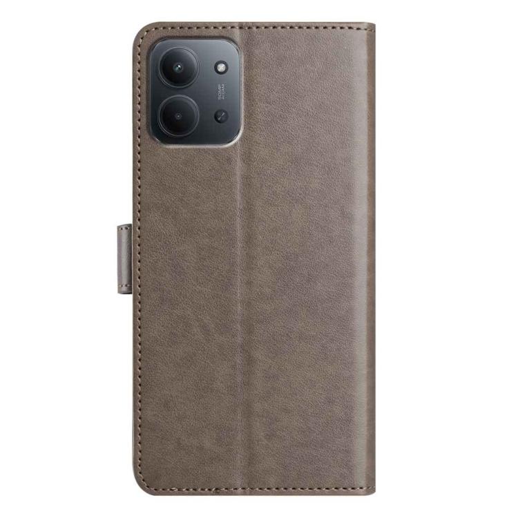 For Redmi 15C 5G / 4G EU 173mm Lambskin 8-card Slot Leather Phone Case