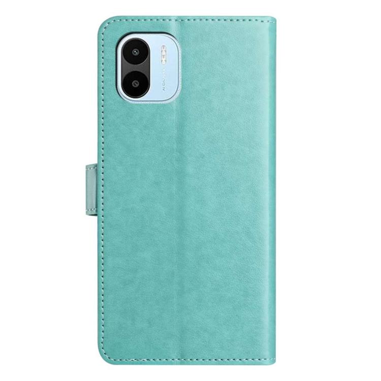 For Redmi A1 Lambskin 8-card Slot Leather Phone Case