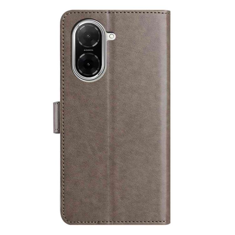 For Redmi A5 4G 171.7mm / Poco C71 Lambskin 8-card Slot Leather Phone Case