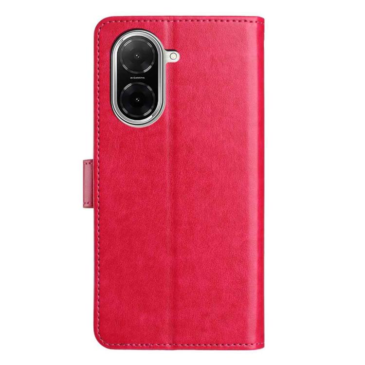 For Redmi A5 4G 173.3mm Lambskin 8-card Slot Leather Phone Case