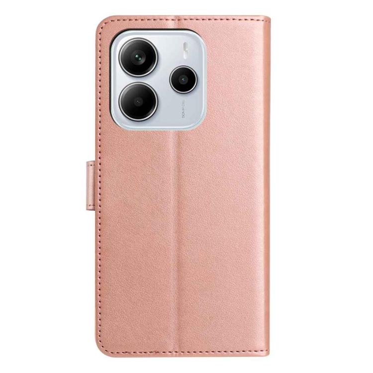 For Redmi Note 14 5G Lambskin 8-card Slot Leather Phone Case