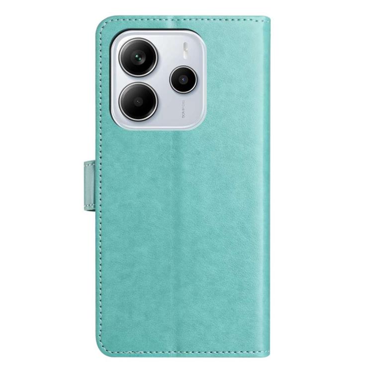 For Redmi Note 14 5G Lambskin 8-card Slot Leather Phone Case