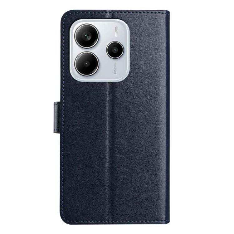 For Redmi Note 14 5G Lambskin 8-card Slot Leather Phone Case