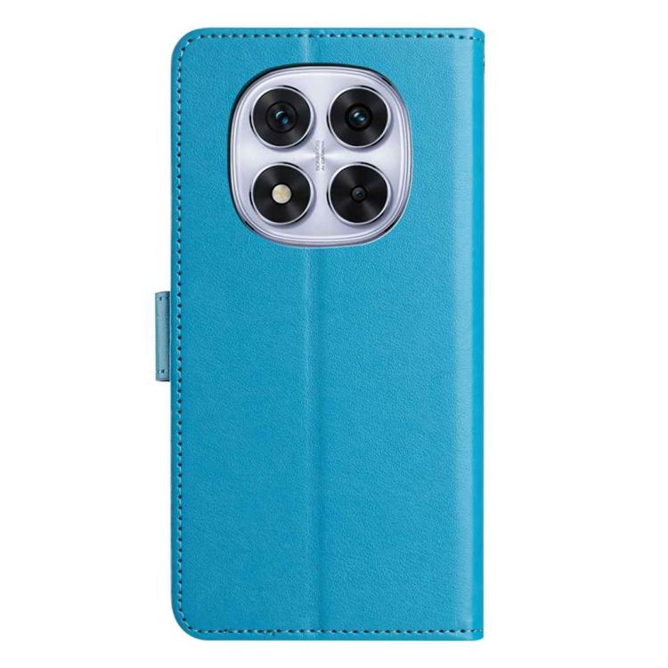 For Redmi Note 14 Pro 4G Lambskin 8-card Slot Leather Phone Case