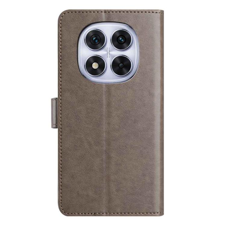 For Redmi Note 14 Pro 5G Lambskin 8-card Slot Leather Phone Case