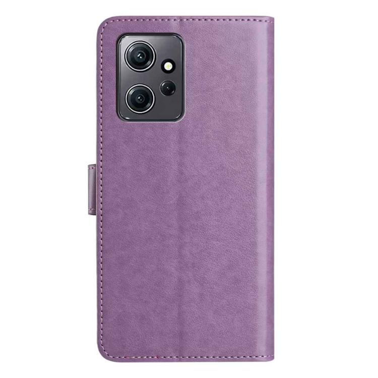 For Redmi Note 12 4G Lambskin 8-card Slot Leather Phone Case