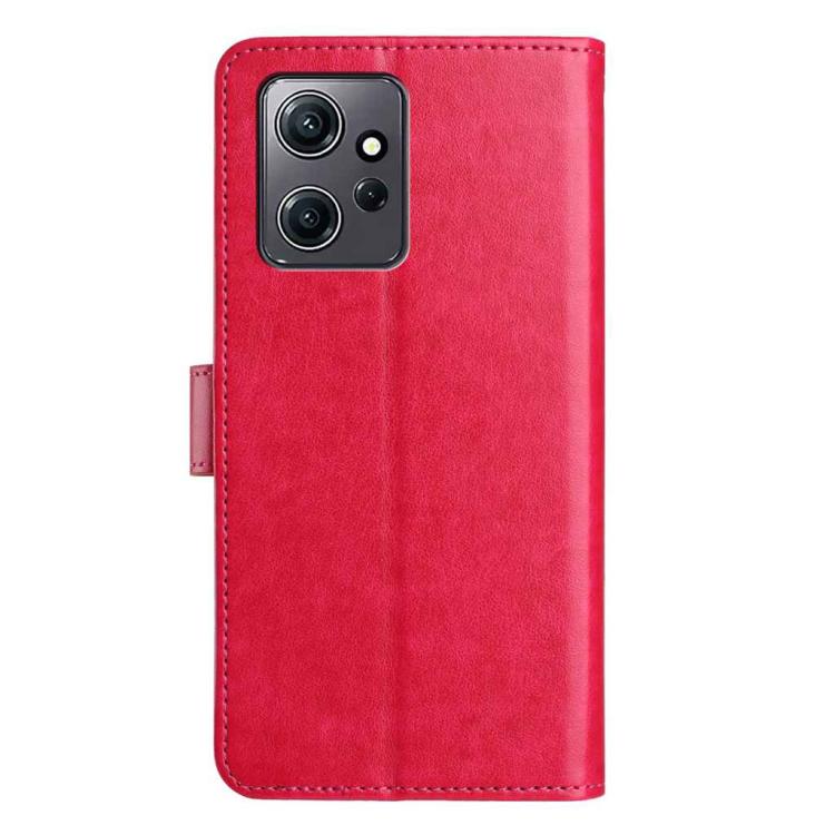 For Redmi Note 12 4G Lambskin 8-card Slot Leather Phone Case