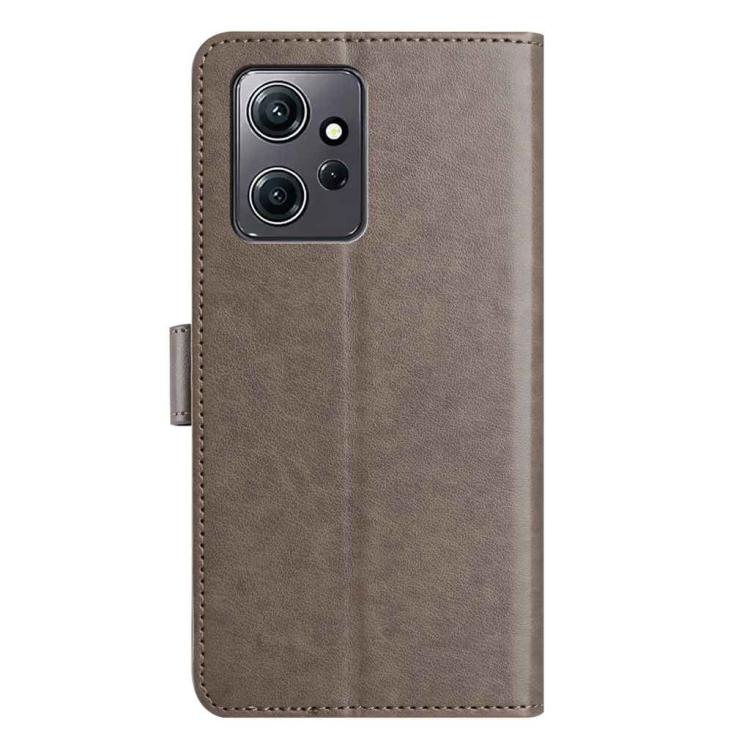 For Redmi Note 12 4G Lambskin 8-card Slot Leather Phone Case