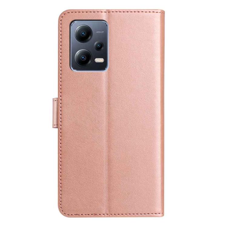 For Redmi Note 12 Pro 4G Lambskin 8-card Slot Leather Phone Case