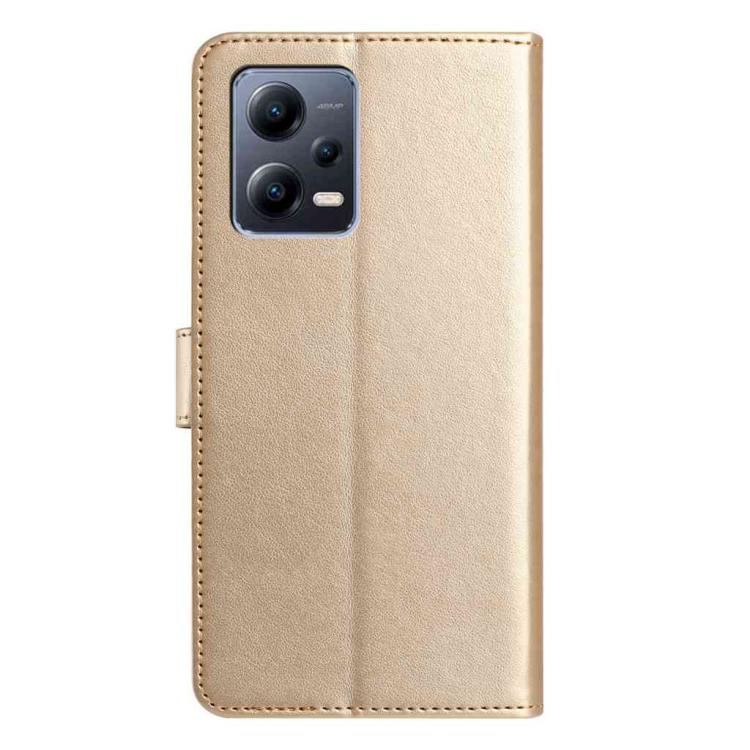 For Redmi Note 12 Pro 4G Lambskin 8-card Slot Leather Phone Case