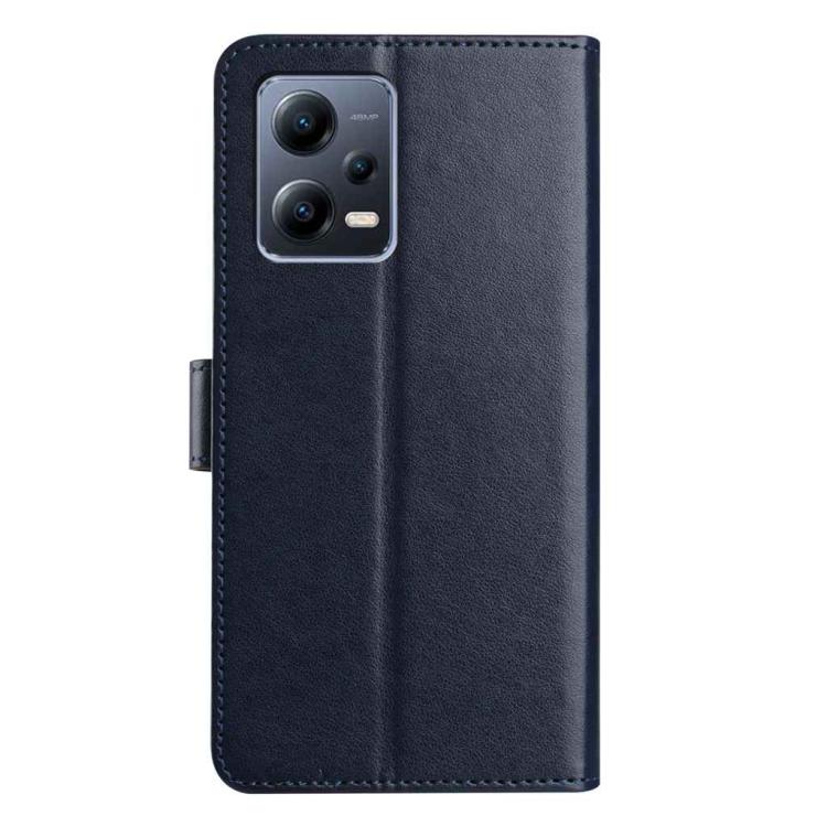 For Redmi Note 12 Pro 4G Lambskin 8-card Slot Leather Phone Case