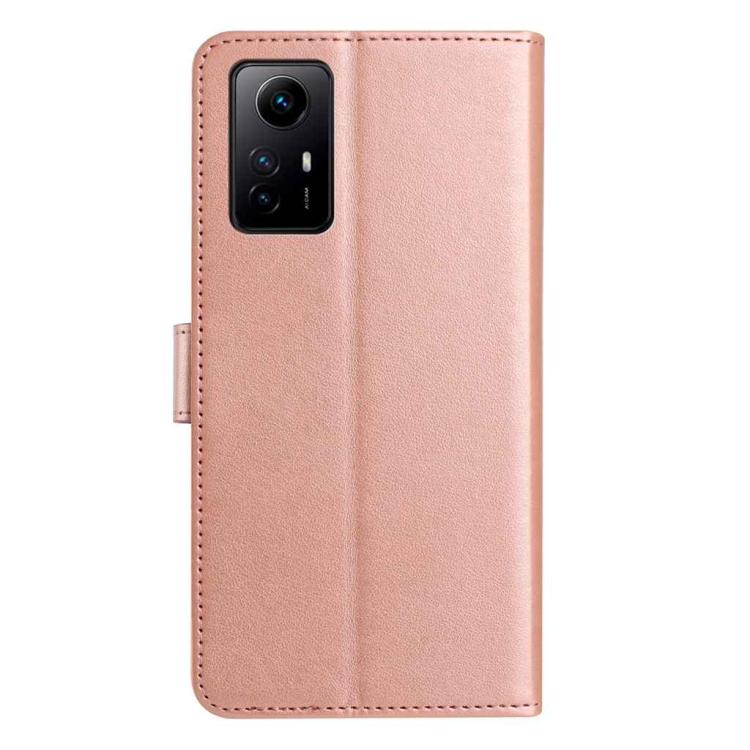 For Redmi Note 12S Lambskin 8-card Slot Leather Phone Case