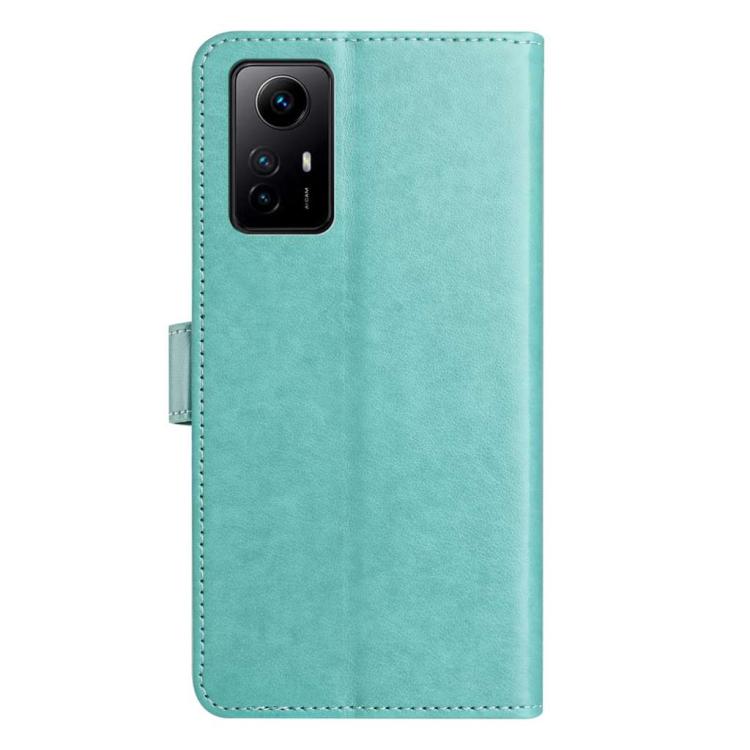 For Redmi Note 12S Lambskin 8-card Slot Leather Phone Case
