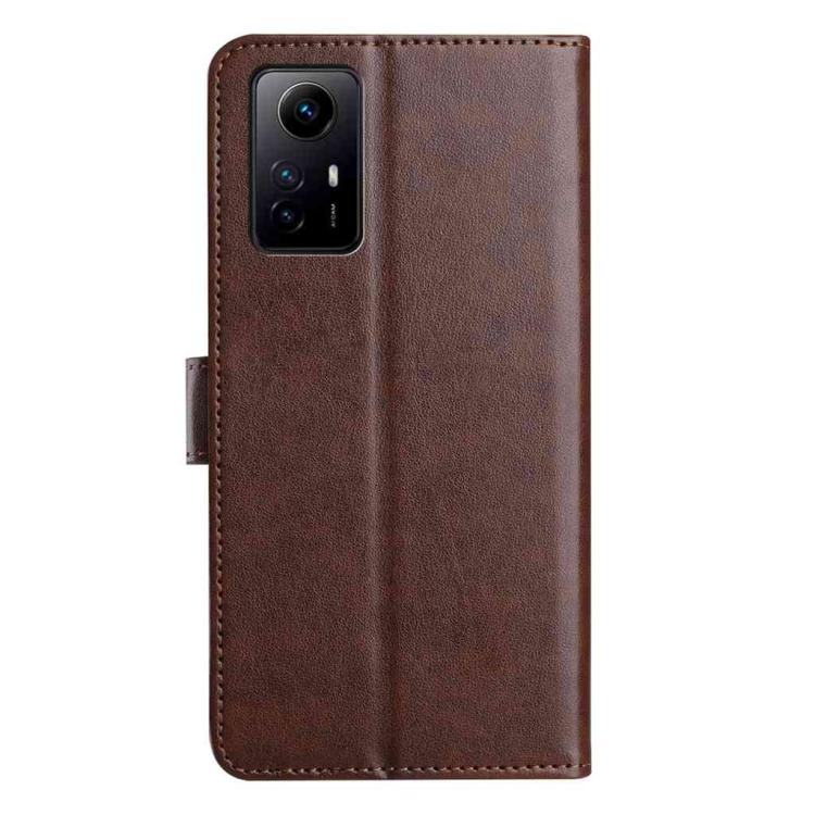 For Redmi Note 12S Lambskin 8-card Slot Leather Phone Case