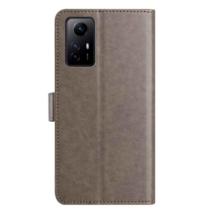 For Redmi Note 12S Lambskin 8-card Slot Leather Phone Case