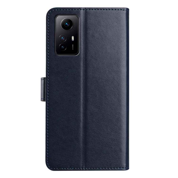 For Redmi Note 12S Lambskin 8-card Slot Leather Phone Case