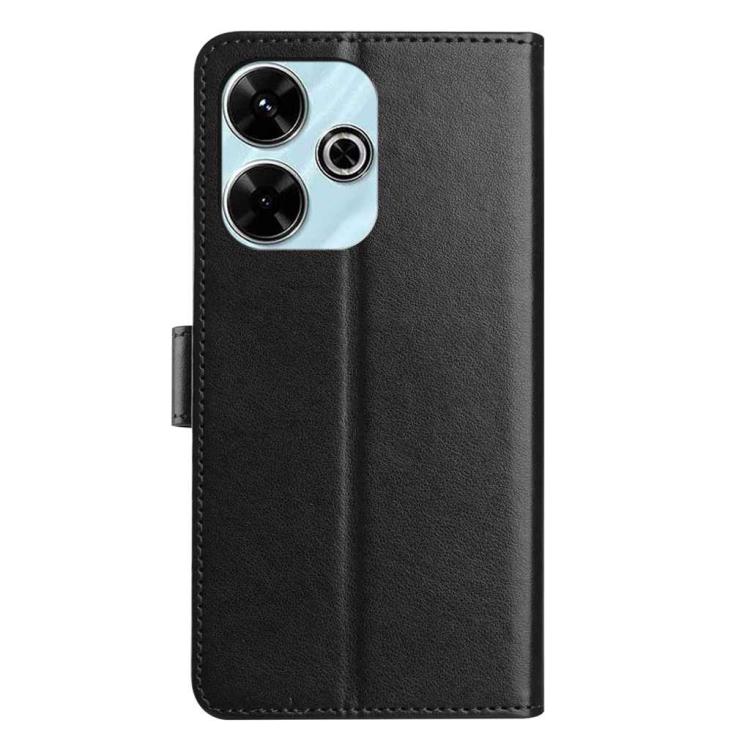 For Redmi 13C 4G Global Lambskin 8-card Slot Leather Phone Case