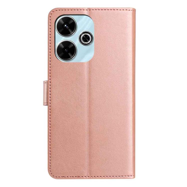 For Redmi 13C 4G Global Lambskin 8-card Slot Leather Phone Case