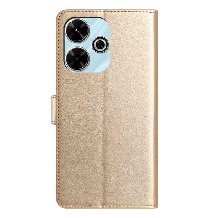 For Redmi 13C 4G Global Lambskin 8-card Slot Leather Phone Case
