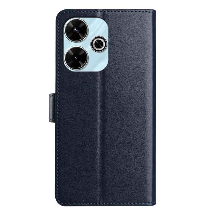 For Redmi 13C 4G Global Lambskin 8-card Slot Leather Phone Case