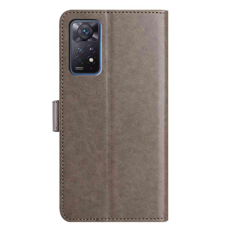 For Redmi Note 11 Pro 5G Global Lambskin 8-card Slot Leather Phone Case