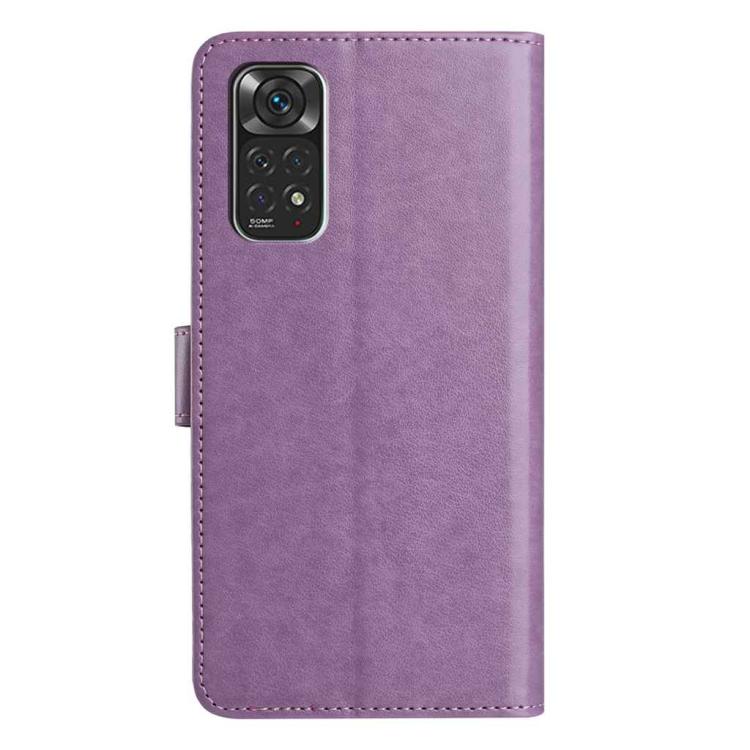 For Redmi Note 11S 4G / Note 11 4G Global Lambskin 8-card Slot Leather Phone Case